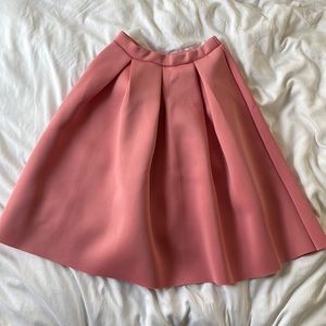 Pink full skirt